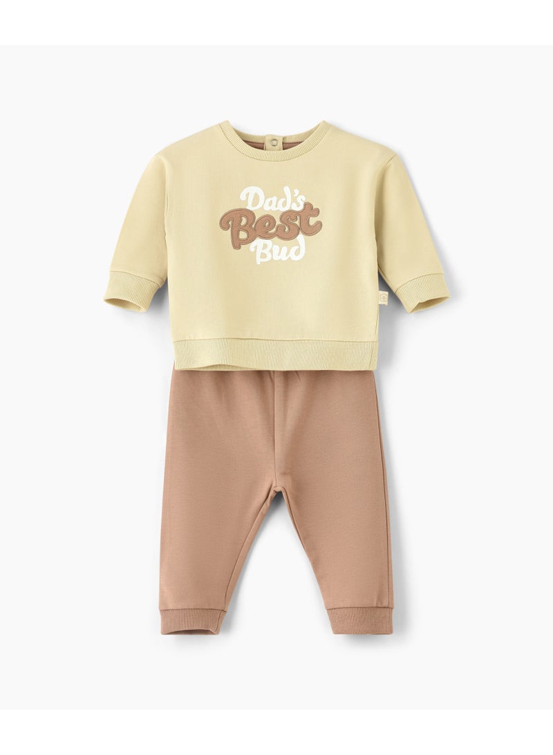 Elegant Kids طقم حديثي الولادة للأولاد 2 قطعة - طقم علوي وسفلي - Image 1