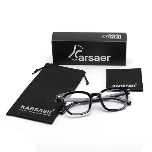 Karsaer Square Blue Light Blocking Glasses Anti Eyestrain Cat Eye Fashion Eyewear E1169 - Image 5