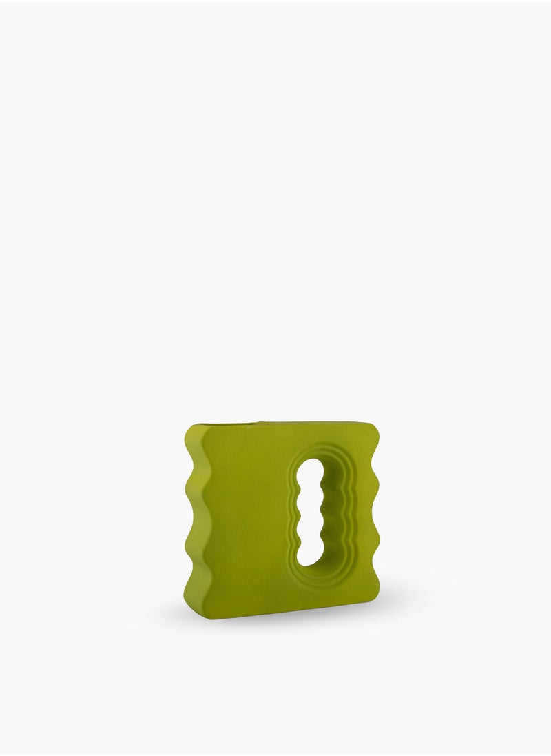 Roomours Martine Vase with Handle Green  - Image 2