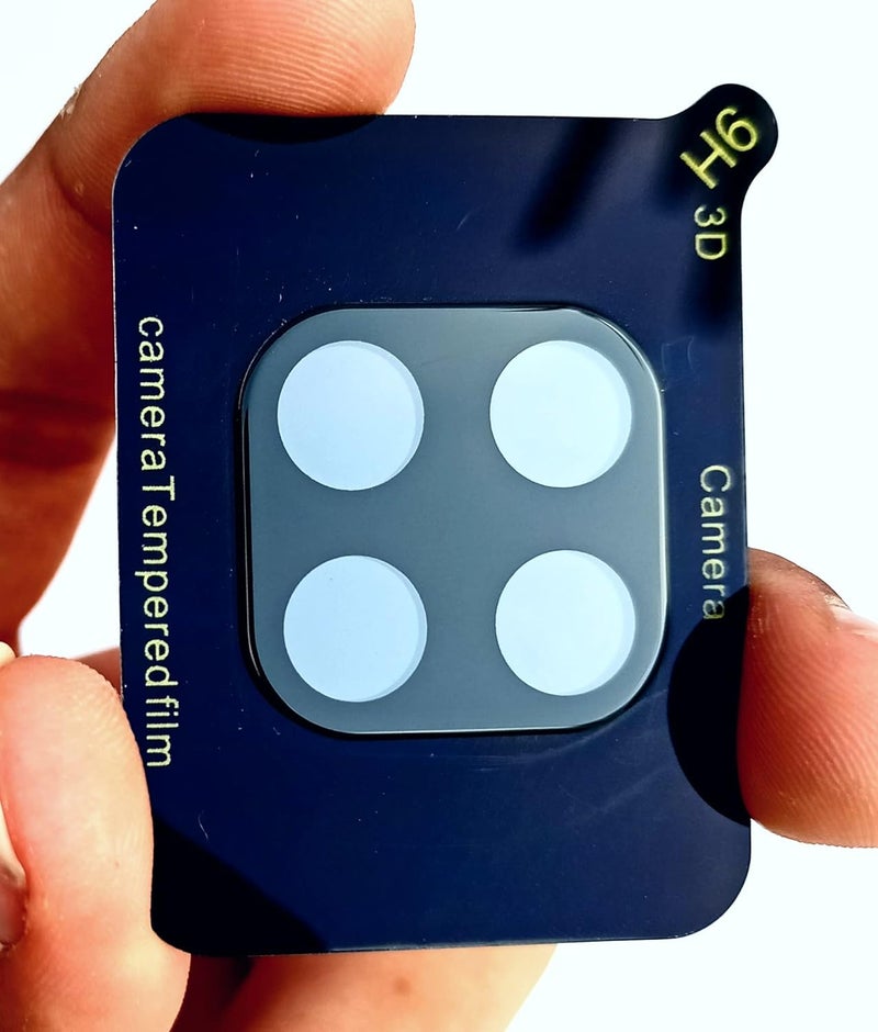 WonRia Back Camera Glass Protector for Samsung M53 (5g) Camera Lens Protector Guard True 3D Premium Ultra Thin High Definition Tempered Glass (Black) - Image 3