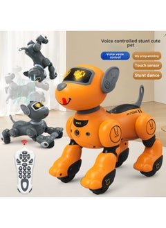 Generic Intelligent Voice Remote Control Robot Dog Induction Following Toy Dog Touch Interactive Electronic Pet Children's Toy-Color:1536 Gray Intelligent Voice Control Robot Dog-Specifications:English Version  - Image 2