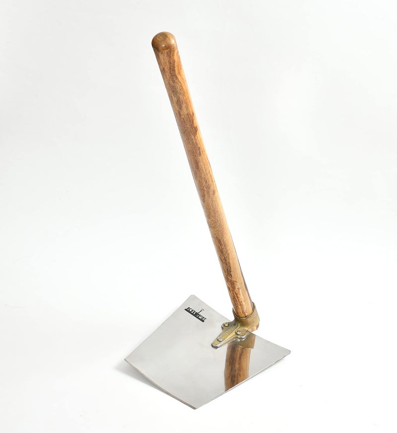 KRUFE 202 Grade Stainless Steel Spade for Gardening and Digging | Heavy Duty Agriculture Tool | Durable and Efficient Kassi Fawda Shovel Hoe | Spade for Home Gardening, Farming, and Landscaping - Image 3