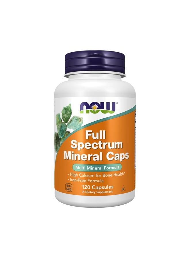 NOW مكملات، كبسولات المعادن الطيف الكامل، تركيبة متعددة المعادن، 120 عدداً (عبوة من 1) - Image 1