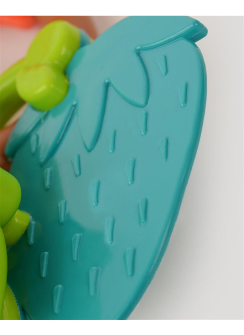 Let's Be Child LC Musical Fruit Teether & Rattle - Turquoise  - Image 2