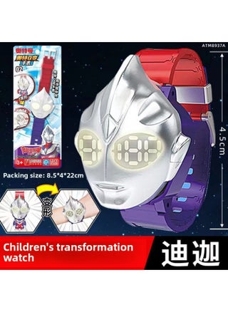 Genuine Smart Ultraman Watch Q Mecha Deformation Children Boys Girls Ultraman Hero Watch Toy-Color:Ultra Q-changing Watch—ultraman Tiga-Specifications:Standard - pzsku/ZF92B49BDB90709A2B65DZ/45/1745566907/6e674868-db9f-4110-bc22-beb39d391161