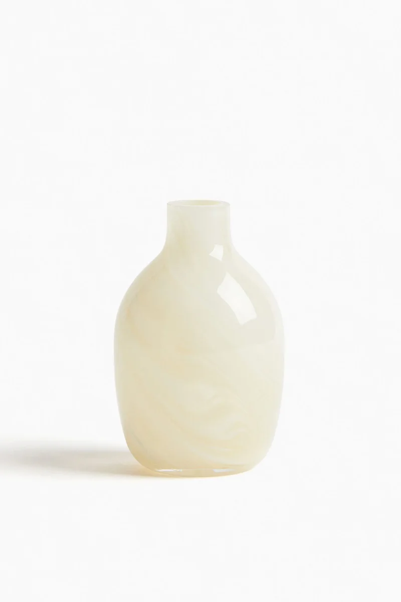 H&M Small glass vase