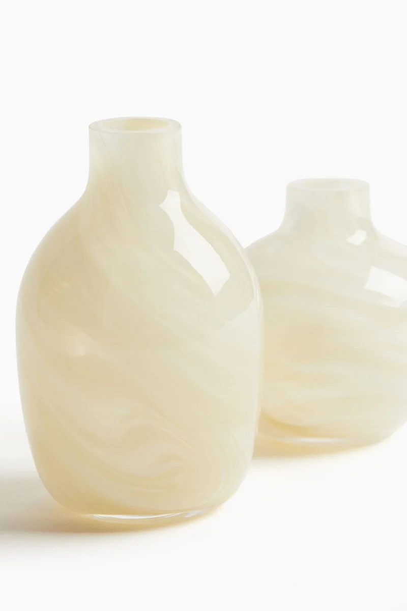 H&M Small glass vase