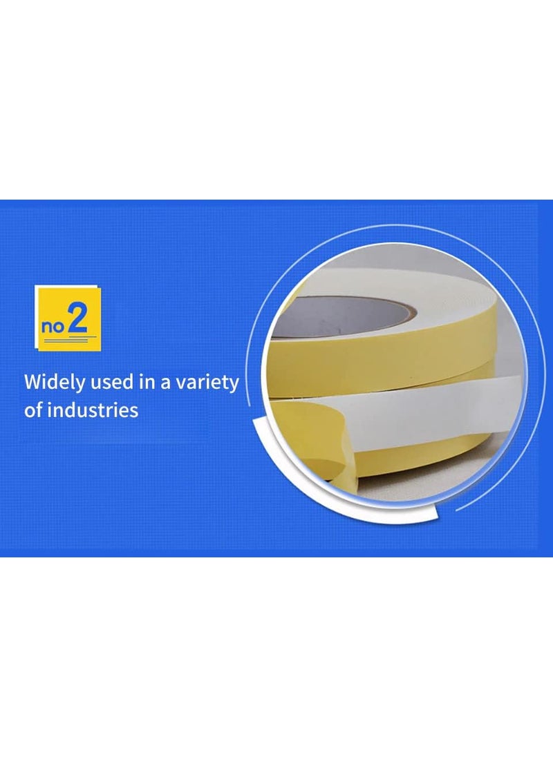 ANKEV ANKEV Double Sided Self Adhesive Acrylic Foam Mounting Tape for Wall Craft Furniture Paper Hooks Multipurpose usage Home Office DIY Projects Best for Mounting 1 Inch X 3 Meter Pack of 6  - Image 3