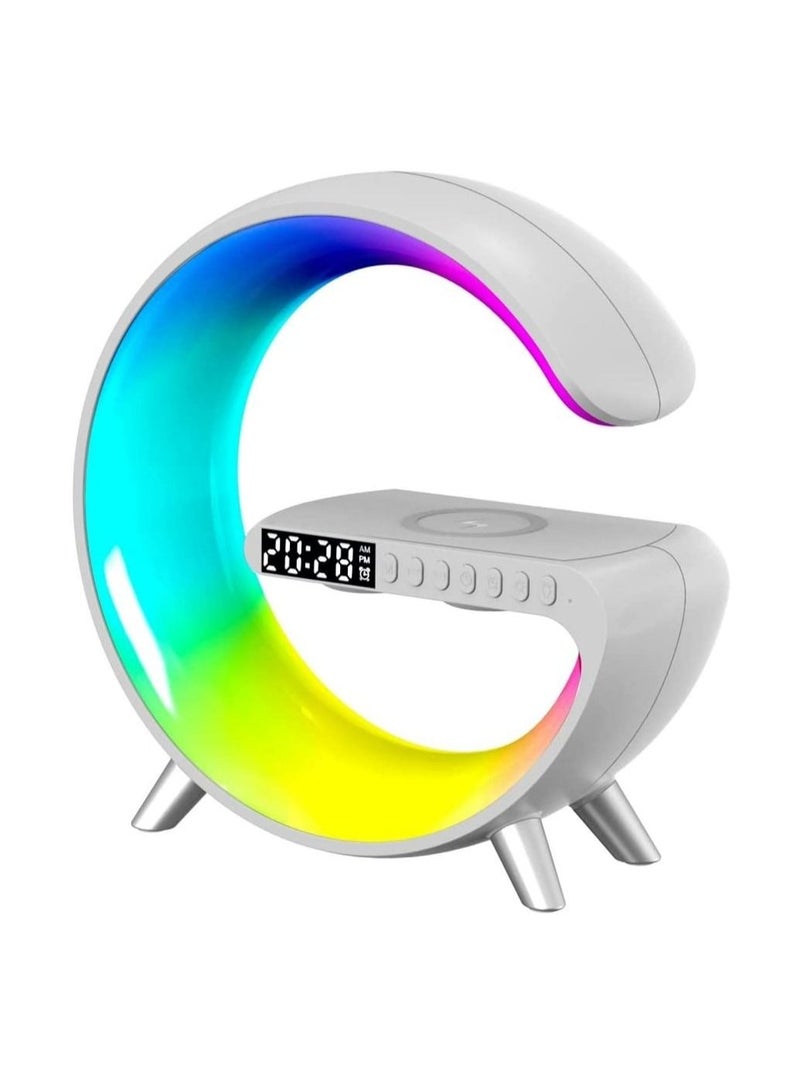 4 in 1 Multifunctional Wireless Charger - Light + Speaker + Digital Clock + 15W Wireless Charger with App Control - Image 1