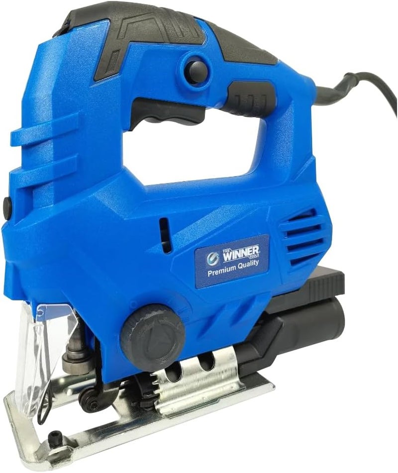 منشار بانوراما من Winner Tools Js800 بقوة 800 واط، قطر القطع 80 مم، تصميم مضغوط، خفيف الوزن، منخفض الاهتزاز، قاعدة فولاذية مزدوجة الجدار، يتضمن ملحقات - Image 5