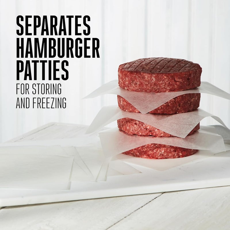 Weston Hamburger Patty Paper 55 x 55 Squares Waxed Durable  Restaurant Grade Separates Meats Cheese and Baked Goods Made in USA 1000 Count 100102WWhite - Image 2