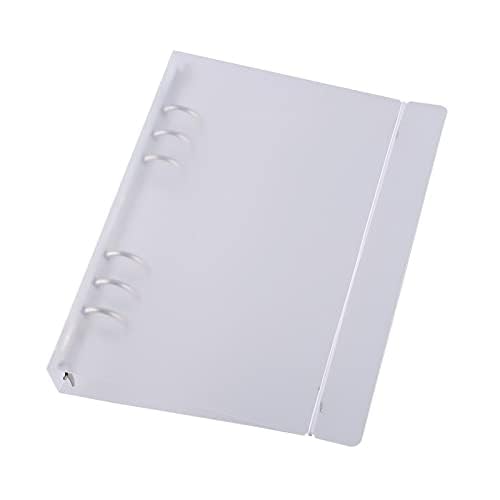 CYFUN DESIGN A5 6 Ring Binder Coveder with Snap Closure Button Storage Book Cover for 6 Hole Planner Pages Refill Insert Die Storage Book Binder - Image 3
