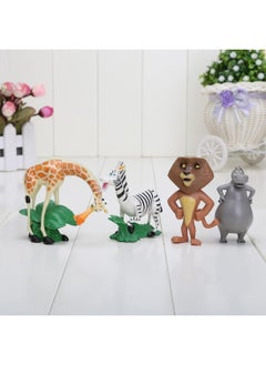 Madagascar Toys PVC Action Figures Movies TV Toys Kids Toys 4Pcs/Set