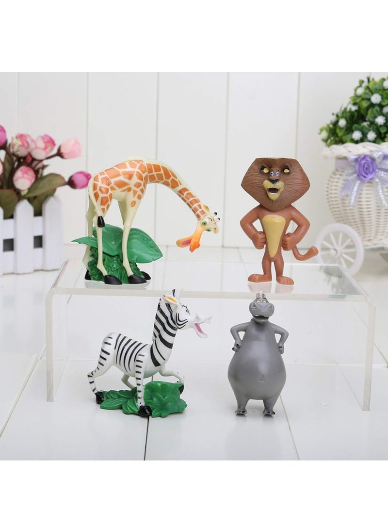 Generic - Madagascar Toys PVC Action Figures Movies TV Toys Kids Toys 4Pcs/Set - Image 1