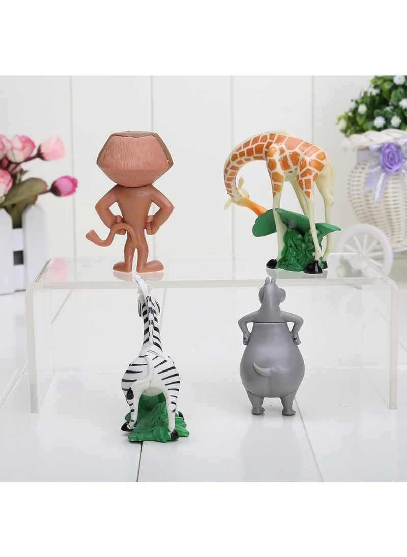 Generic - Madagascar Toys PVC Action Figures Movies TV Toys Kids Toys 4Pcs/Set - Image 1