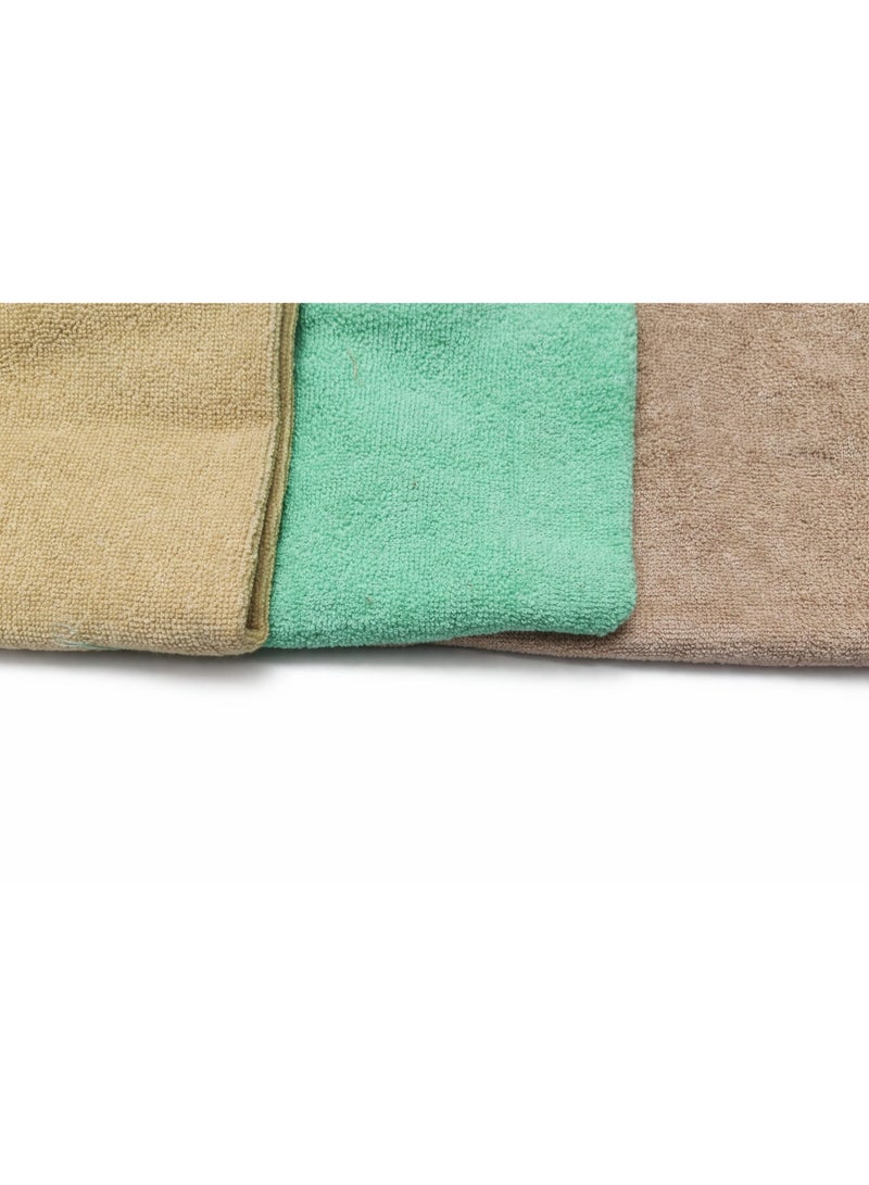 High-quality cotton towel set, 40x60 cm, 3 pieces - Image 3