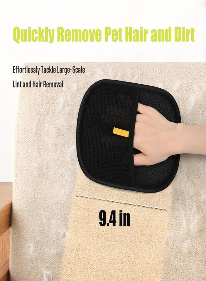 frsba Pet Hair Removal Glove for Cats & Dogs, Efficient Grooming Gloves for Cat Hair, Reusable Pet Hair Remover Electrostatic Glove, Pet Hair Remover for Couch, Bed, Clothing (2 Pcs) - Image 3