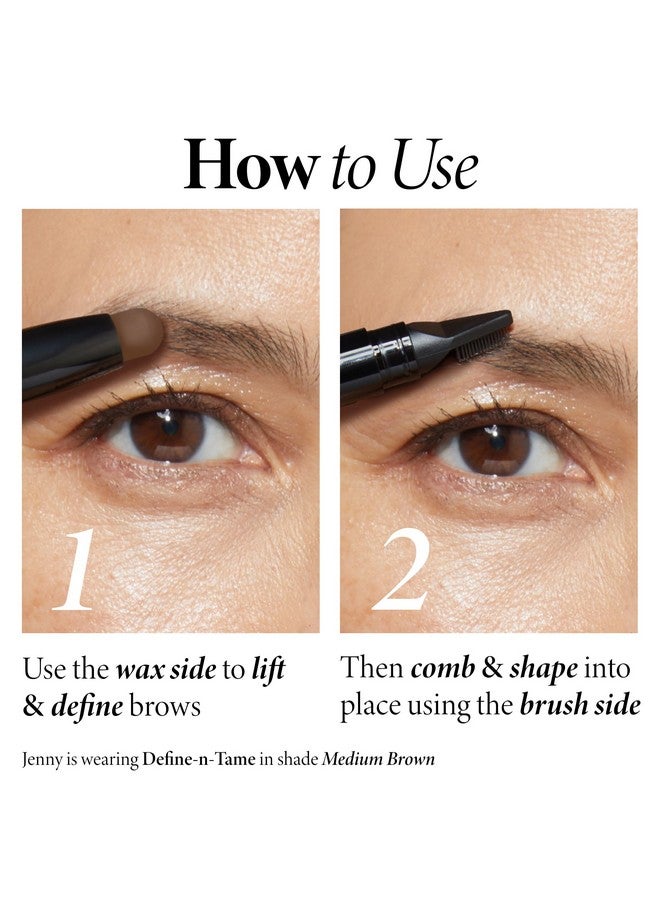 لوار جيلر نيويورك لورا جيلر، نيويورك - قلم رفع الحواجب ديفاين-إن-تام - حواجب كاملة مغلفة - شمع حواجب - بني رمادي - Image 3