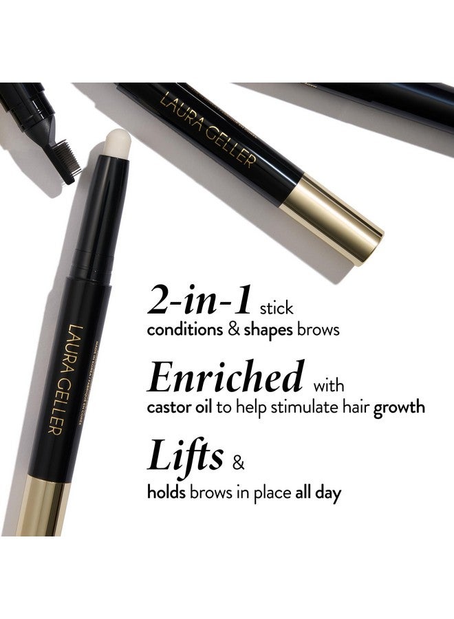 لوار جيلر نيويورك لورا جيلر، نيويورك - قلم رفع الحواجب ديفاين-إن-تام - حواجب كاملة مغلفة - شمع حواجب - بني رمادي - Image 2