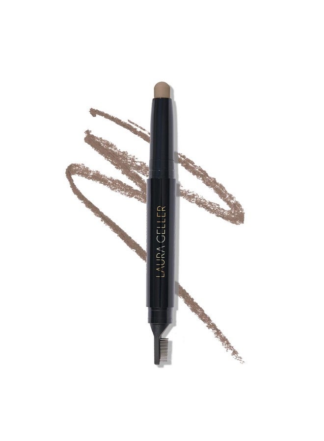 لوار جيلر نيويورك لورا جيلر، نيويورك - قلم رفع الحواجب ديفاين-إن-تام - حواجب كاملة مغلفة - شمع حواجب - بني رمادي - Image 1