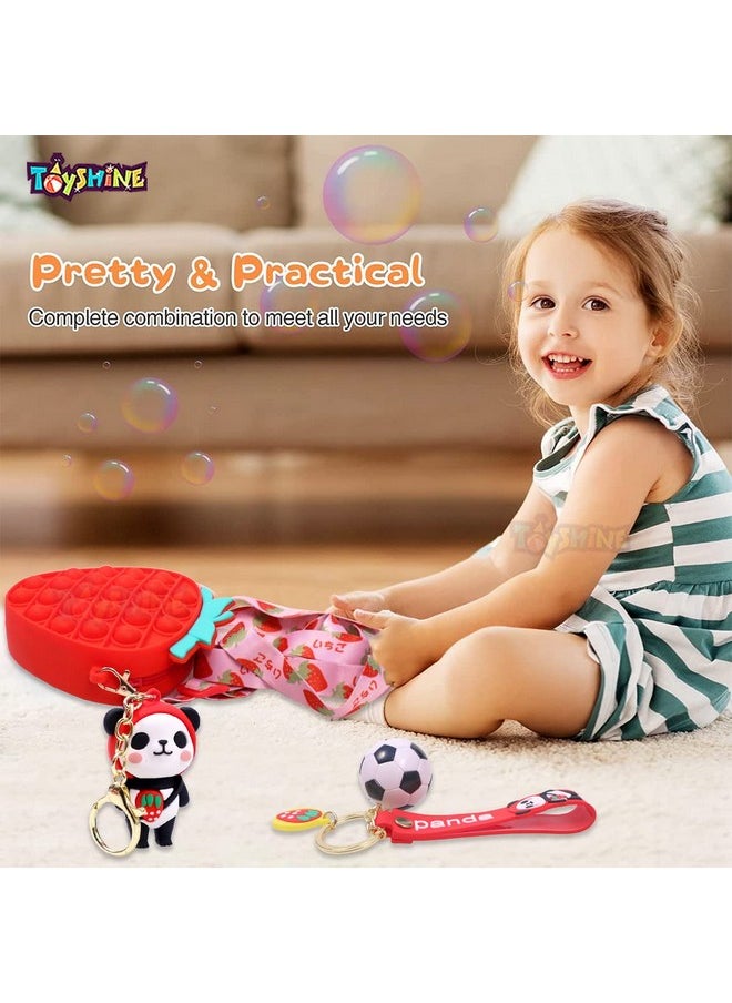 حقائب كروس بودي من Toyshine Strawberry Pop Fidget Toys It للنساء والفتيات، حقيبة كتف من السيليكون لتخفيف التوتر، ألعاب فيدجيت الحسية، حقيبة صغيرة - باللون الأحمر - pzsku/ZF92B9DB30BC622FC0110Z/45/_/1740118147/bdc0ccde-1a2e-4a3a-9a2e-6a1e6765b806