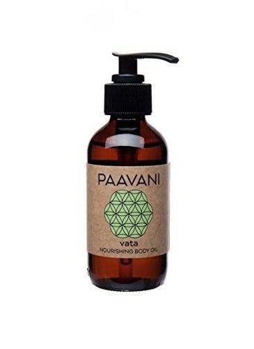 PAAVANI PAAVANI Ayurveda - Vata Body Oil - For Dry Skin - Nourishing Oil - Abhyanga Body Oil - 4 oz 