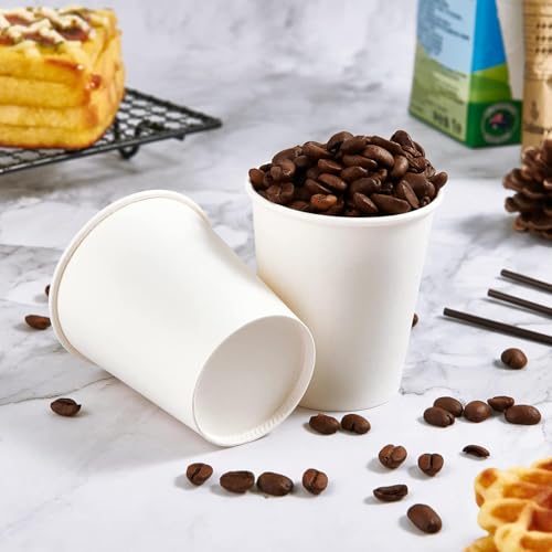 GRACE PAPER GLASS 150 ml White Pack of 100 Gold Quality Paper Cup Disposable for Party, Paper Cups for Hot and Cold Beverages (Pack of 100) - Image 5