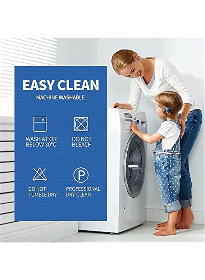 Beauenty Kitchen Dining Room Curved Back Chair Covers Slipcovers With Arms, Kitchen Office Chair Slipcover Dining Chair Protector Covers for Bar Home,D,2pcs - Image 4