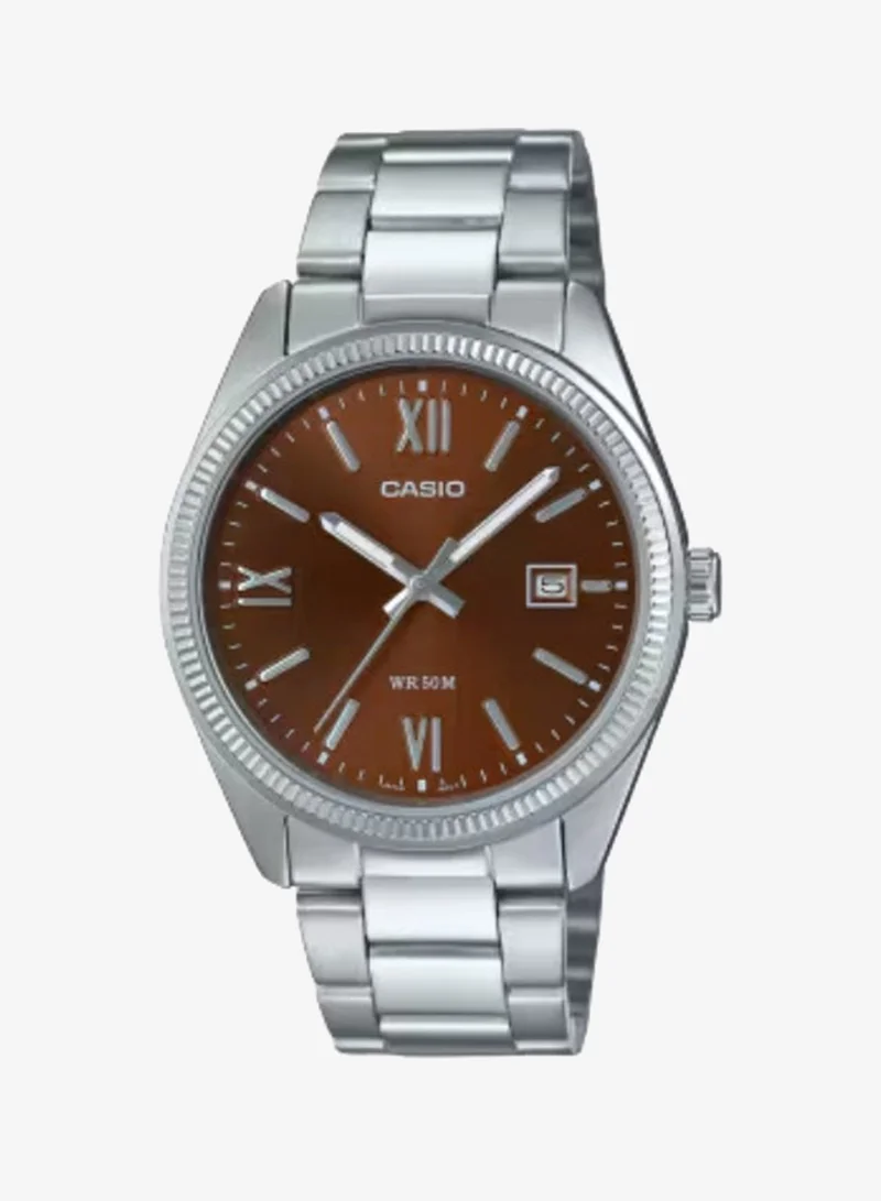 CASIO Men's Stainless Steel Analog Watch MTP-1302DD-5AVDF - 38.5 mm