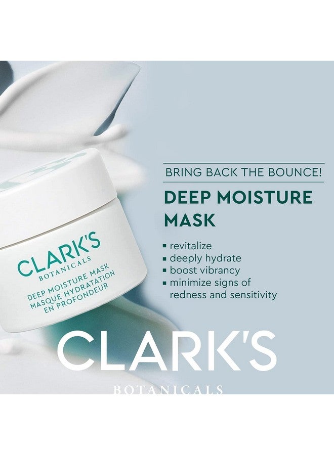 Clark's Botanicals Deep Moisture Mask Target Dryness Redness & Inflammation Stimulate Collagen Production All Skin Types 2In1 Moisturizer & Invisible Mask 1.7 Oz - Image 5