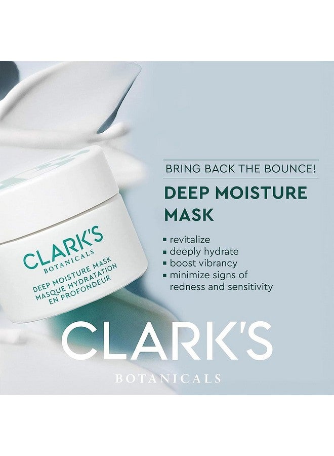 Clark's Botanicals Deep Moisture Mask Target Dryness Redness & Inflammation Stimulate Collagen Production All Skin Types 2In1 Moisturizer & Invisible Mask 1.7 Oz - Image 4