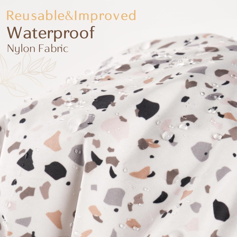 YANIBEST Yanibest Waterproof Shower Cap for Women  Reusable Non-Slip Double Layer Shower Cap for Most Hair Types  One Size - Image 3