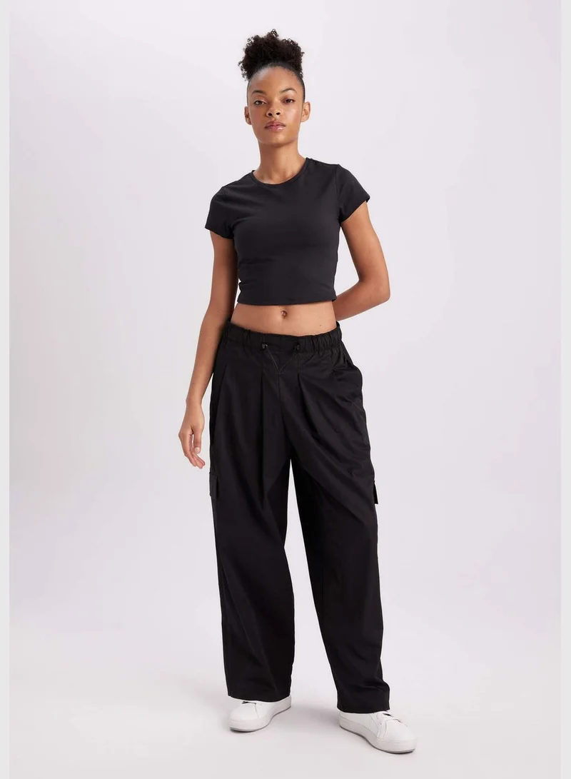 DeFacto Woman Oversize Fit Woven Trousers