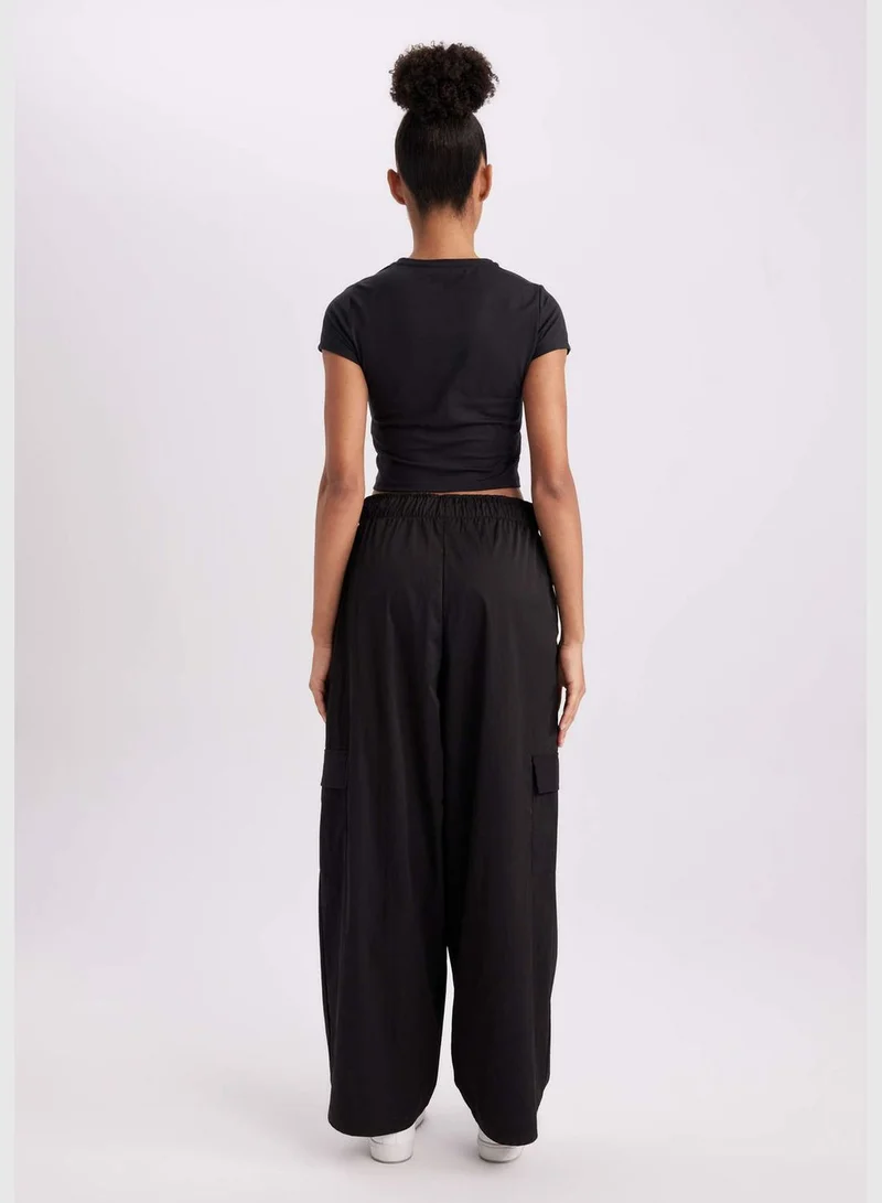 DeFacto Woman Oversize Fit Woven Trousers