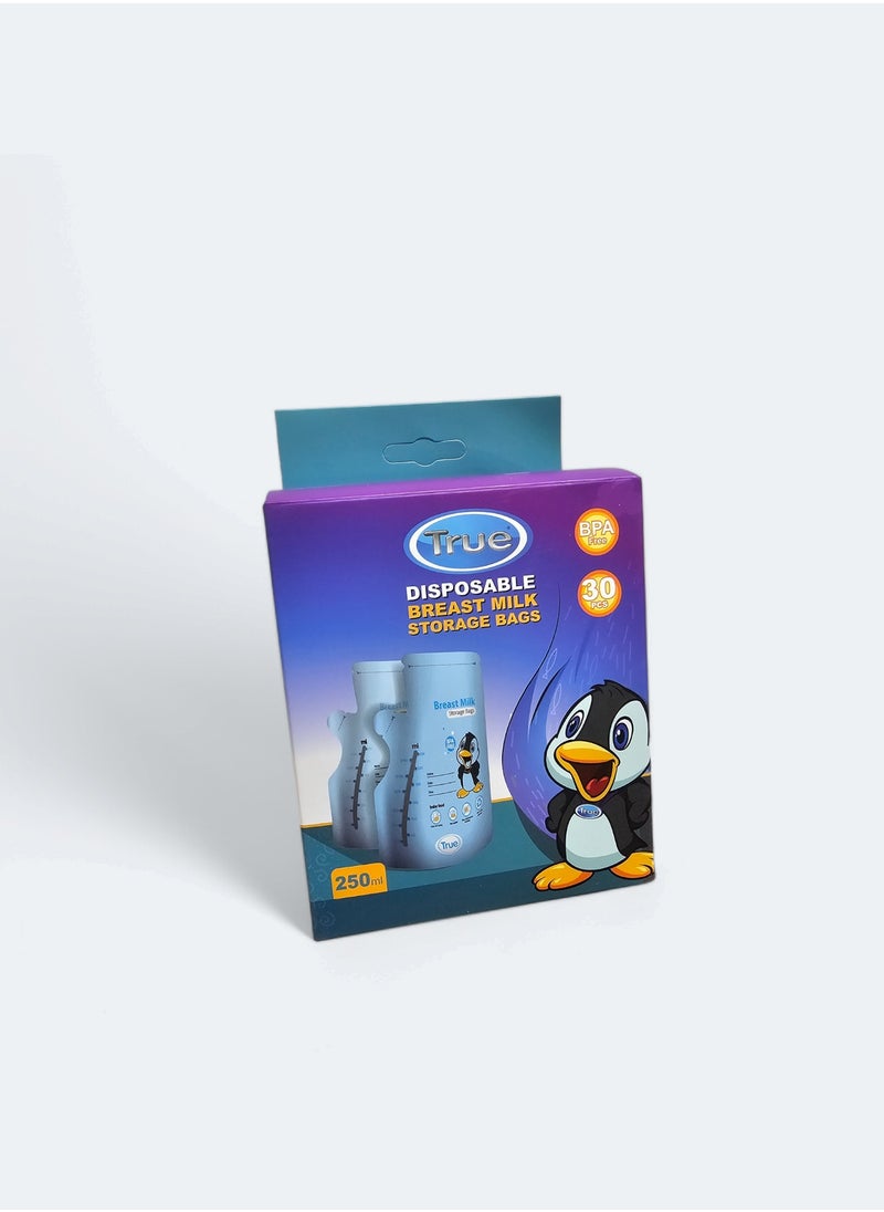 True True Disposable Breast Milk Storage Bags 30PCS 250ml  - Image 2