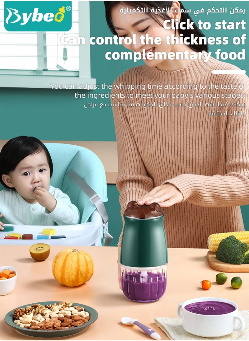 Bybeo - 20-in-1 Baby Food Maker, Babies Foods Processor Gift Sets for Infant Fruit, Vegetables, Meat, Toddler Foods Blender with Baby Food Containers, Freezer Tray, Silicone Spoons and Spatula - Image 1