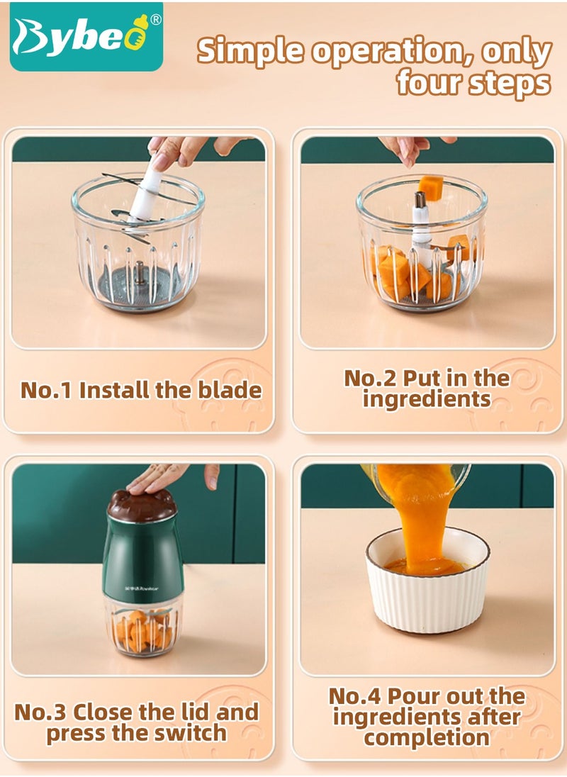 Bybeo - 20-in-1 Baby Food Maker, Babies Foods Processor Gift Sets for Infant Fruit, Vegetables, Meat, Toddler Foods Blender with Baby Food Containers, Freezer Tray, Silicone Spoons and Spatula - Image 1