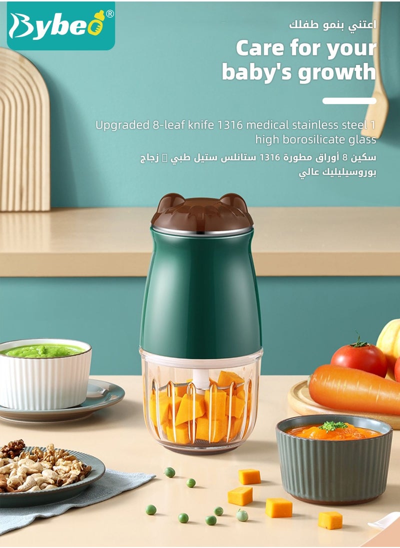 Bybeo - 20-in-1 Baby Food Maker, Babies Foods Processor Gift Sets for Infant Fruit, Vegetables, Meat, Toddler Foods Blender with Baby Food Containers, Freezer Tray, Silicone Spoons and Spatula - Image 1