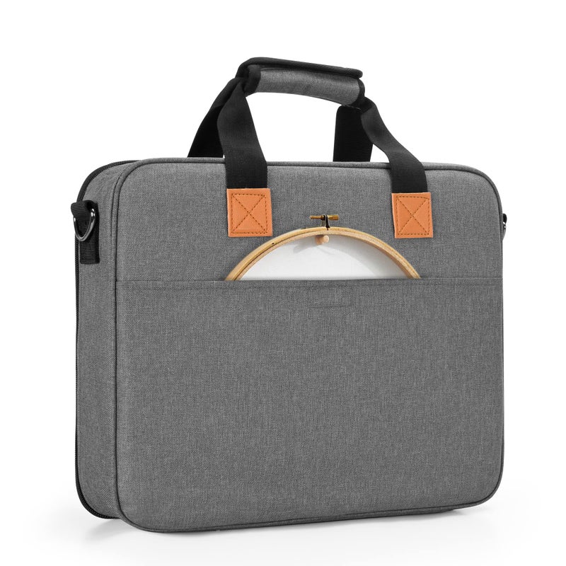 LUXJA LUXJA Embroidery Project Bag, Embroidery Kits Storage Bag (Bag Only), Gray  - Image 4