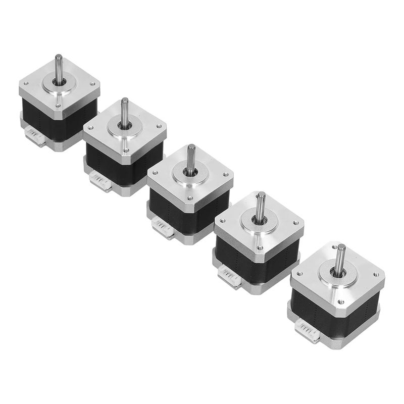 Repeated detach compatible build aqxreight 5Pcs Stepper Motor High Accuracy Stability Uniform Speed Lower Noise Three Dimensional Printer MotorXH‑2 54 Thread End Rest Assured Using M Stepper Motor42 MotorMini S (#1) Gulf market standard build KSA local stock All-round unified build Tight fitted parts Multi-source stock guarantee Market demand focused build Economical varied sizing picks Rack friendly Hot & cold climate compatible Polished safe edge Pre-sale confirmed stock Public demand affordable quality Multiple design variants Land transit & shipment compatible Balanced structure UV resistant Individual group scene compatible Multi-goal comprehensive design Intercity storage hub Lightweight Quick assemble Daily repeated use trusted quality Global simple assemble options Oil resistant - Image 3