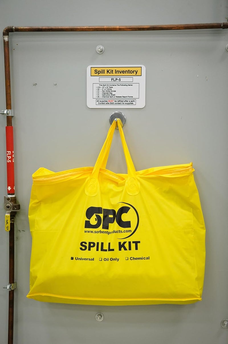 Brady SPC SKA-PP Allwik Universal Economy Portable Spill Kit - 107795, Yellow - Image 5