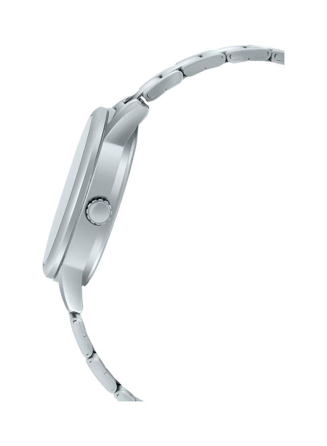 CASIO Men Stainless Steel Analog Wrist Watch MTP-V002D-7BUDF - 37 mm - Silver - Image 3