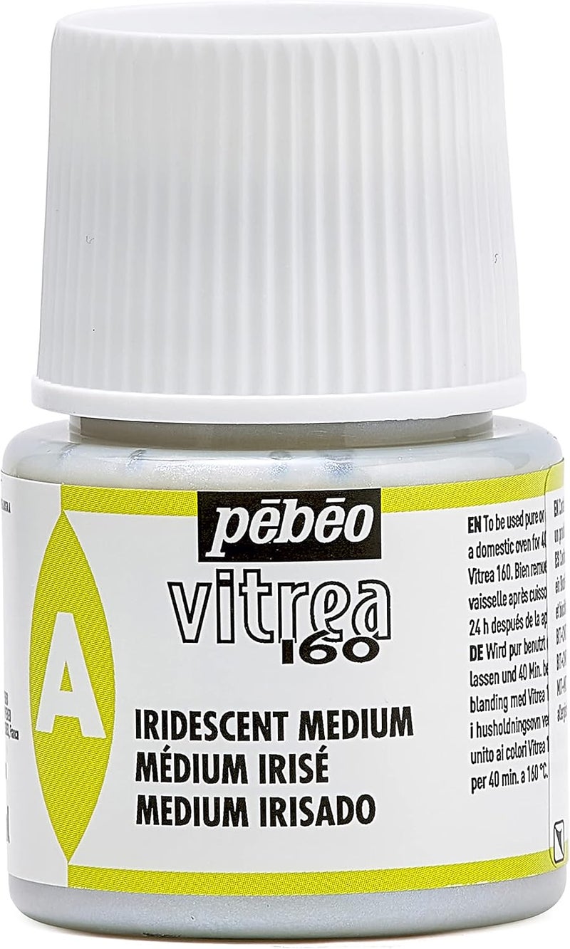 Pebeo Vitrea 160 Iridescent Medium Glass Paint - 45 ml Bottle - Image 1