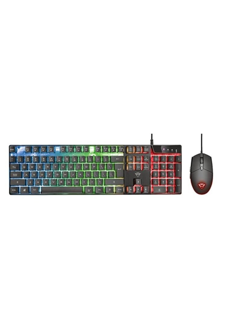 Trust - Trust GXT 838 AZOR Combo Gaming Keyboard And Mouse Set - Image 1