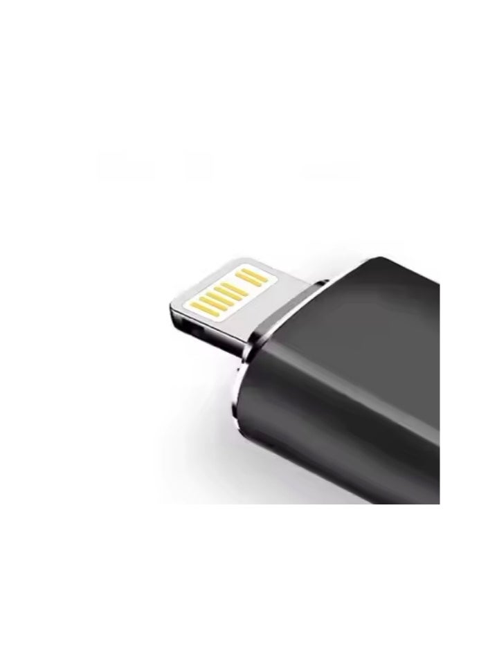 Apple House - iPhone connector, adapter to USB and SD card, from Apple lightning cable, male to USB female, memory slot, flash reader, OTG apple iPhone, data transfer piece, OTG data synchronization cable, 3.0USB, high-speed connection port - Image 1
