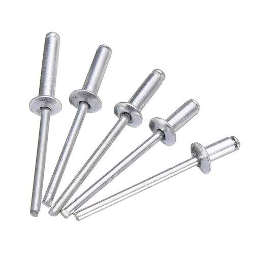 Immech Immech 4mm x 12mm 532 X 12 Blind POP Rivets for Riveting GunRiveter machine Pack of 800 Pcs  - Image 1