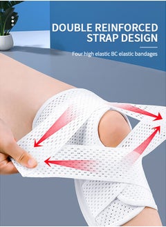 GROIC Knee Brace with Side Stabilizer, Knee Protector for Meniscus Torn Knee Pain ACL MCL Arthritis Injury Recovery, Sports Protective Equipment  - Image 3