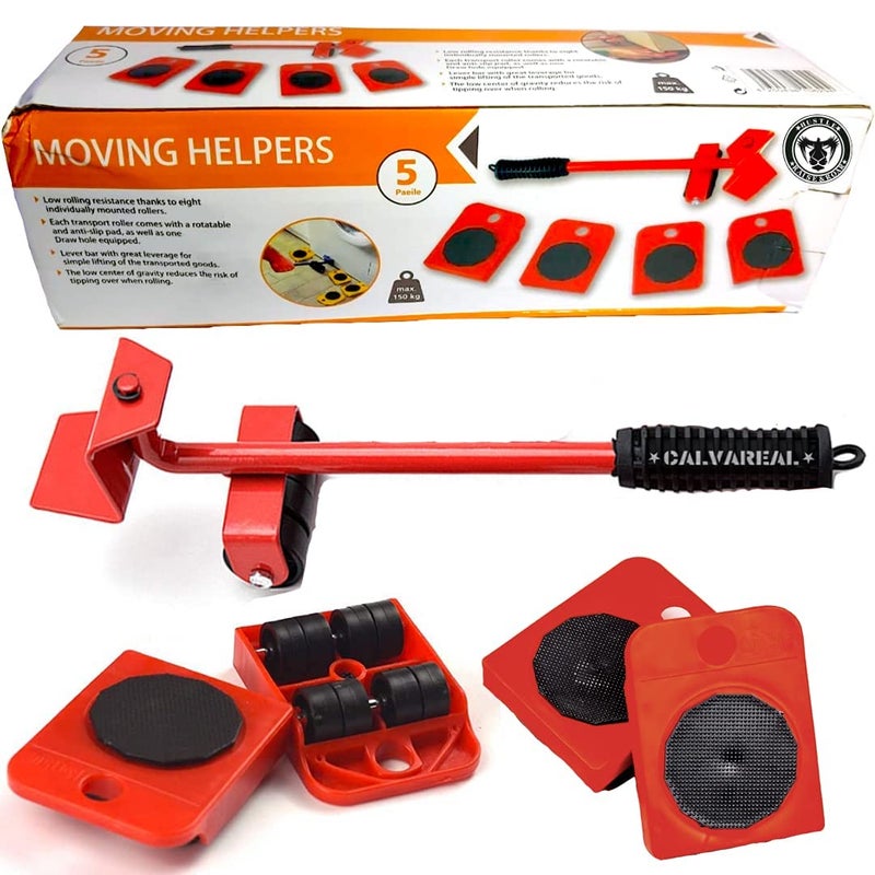 SHIVAY Furniture Mover Lifter Shifting Tool Household Furniture Lifter Max Up for 150KG Rollers Set for Home Appliance 360 Degree Rotatable Pads Redesign Your Living Space Pack of 2 - Image 1