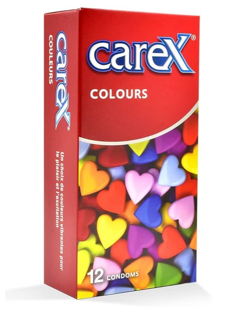 Colours Condoms 12'S