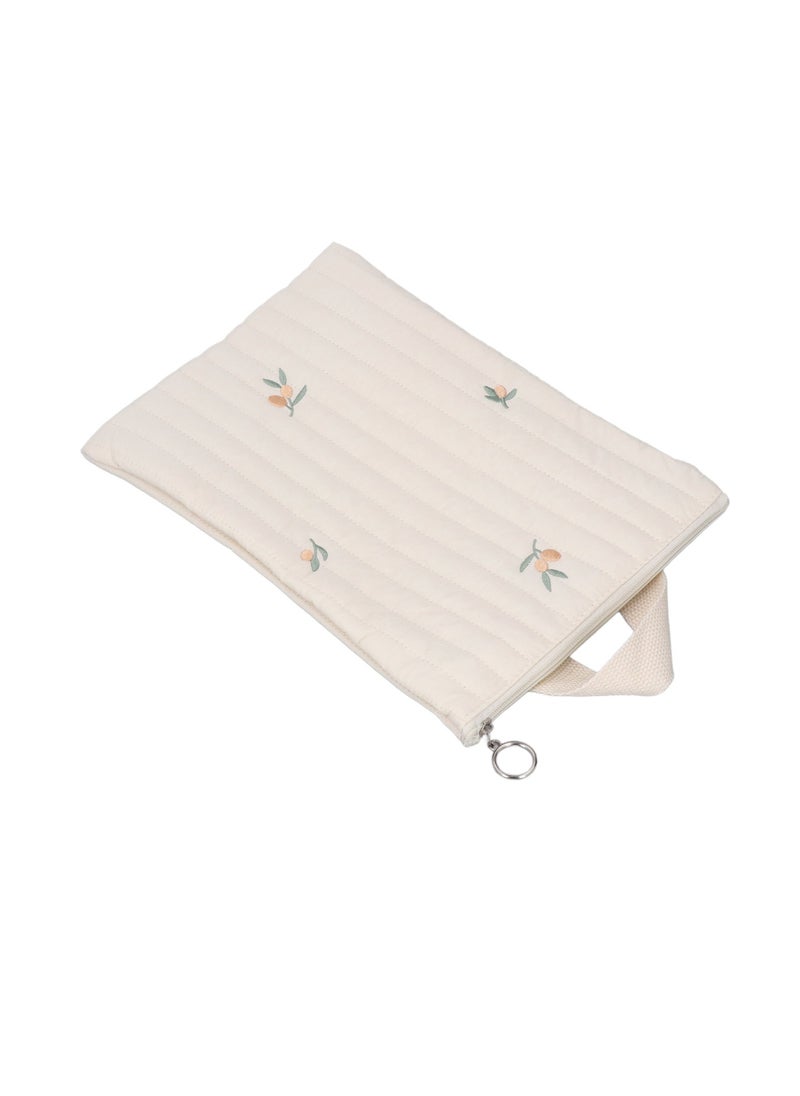 Velaurs Large Capacity Portable Baby Bottle Tote with Embroidered Graphics and Zipper  - Image 3